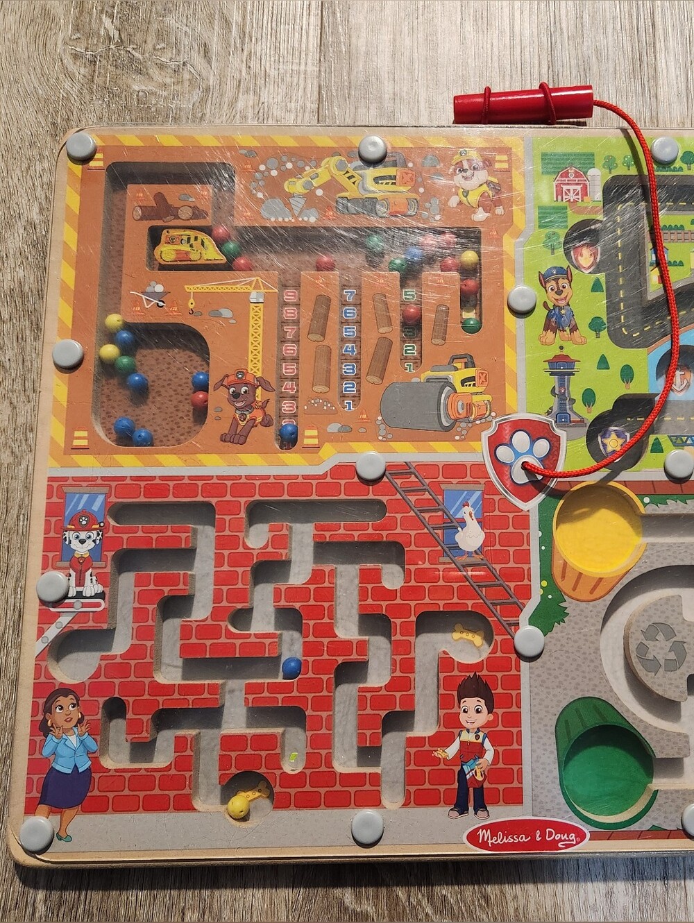 Melissa & Doug Paw Patrol Magnetic Maze Activity Board
